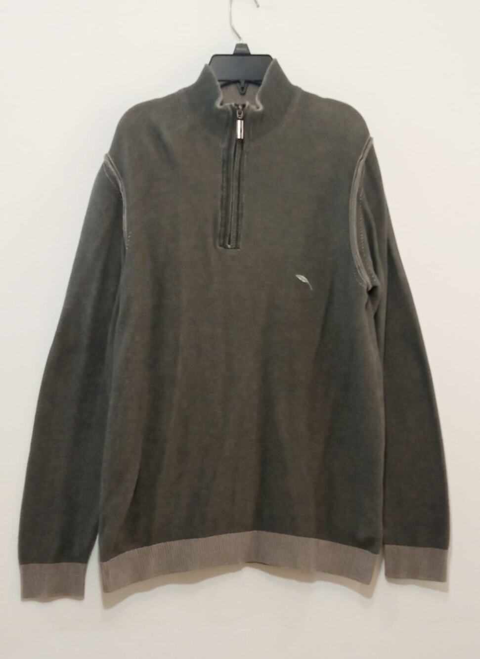 Bob Timberlake Men's Pullover Bass Pro Shop 1/4 Zip Brown Size Small